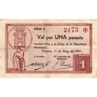 1 Peseta Palamós