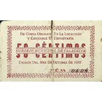 50 Céntimos Calaceite