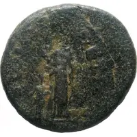 Æ17 - Domitian ΘΕΣΠΙΕΩΝ, Thespiae