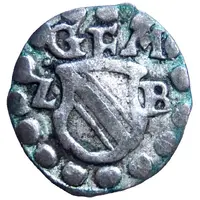 1 Pfennig - George Frederick