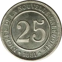 25 Centimes Le Nickel