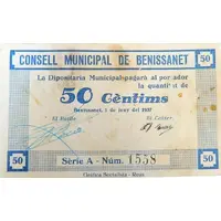 50 Céntimos Benissanet