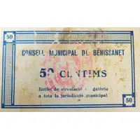 50 Céntimos Benissanet