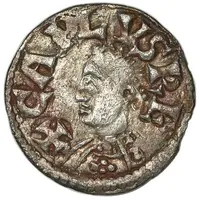 Denier - Charles II Bourges mint, bust