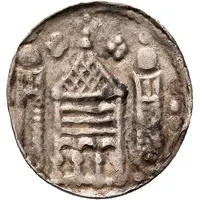 Denier - Henry I Tower, Vilvoorde mint