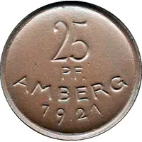 25 Pfennig - Amberg
