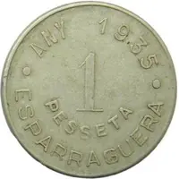 1 Peseta - Cooperativa Obrera Germinal