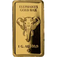 200 Dalasis Elephants Gold Bar