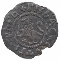 Dinar - Đurađ Branković Lion, Christ