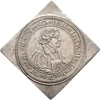 2 Ducats Silver pattern strike, Klippe