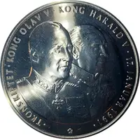 Medal - Kongeriket Norge Tronskiftet 1991