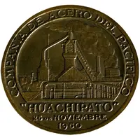 Medal - Huachipato Steel Plant Inauguration
