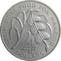 4 Dollars - Elizabeth II FAO