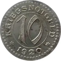 10 Pfennig - Sandau an der Elbe