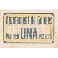 1 Peseta Golmés