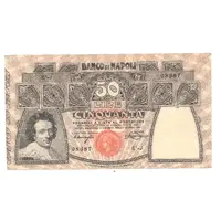 50 Lire Banco Di Napoli