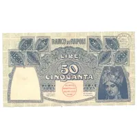 50 Lire Banco Di Napoli