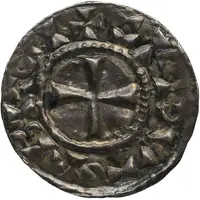 Denier - Robert II Sainte-Marie du Puy mint, SANCTA MARV