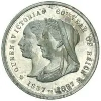 Medalet - Victoria Diamond Jubilee, Widgie Divisional Board, aluminium