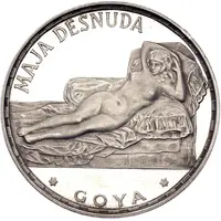 100 Pesetas Guineanas Maja Desnuda