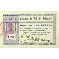 1 Peseta Vall de Gallinera