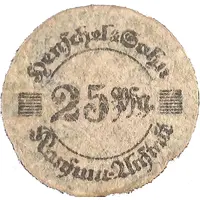 25 Pfennig Henschel and Sohn