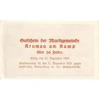 20 Heller Krumau am Kamp