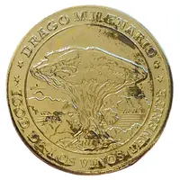 Medal -Drago Milenario golden color