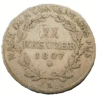 20 Kreuzers - Ernest I