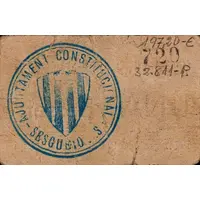 1 Peseta Sesgueioles