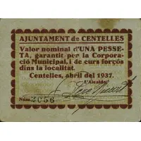 1 Peseta Centelles