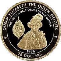 75 Dollars - Elizabeth II The Queen Mother
