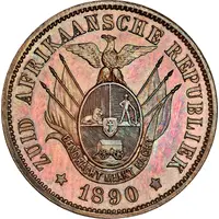1 Penny Zuid Afrikaansche Republiek, Transvaal Pattern
