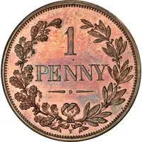 1 Penny Zuid Afrikaansche Republiek, Transvaal Pattern