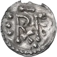 Denier - Pepin the Short Chartres mint, RxF/CARN