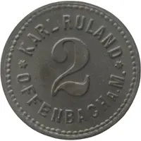 2 Pfennig - Offenbach Karl Ruland