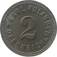 2 Pfennig - Offenbach Karl Ruland