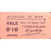 0.10 Pesetas Biar