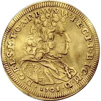 1 Ducat - Francis Louis of Pfalz-Neuburg