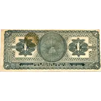 1 Peso Gobierno Provisional de Mexico
