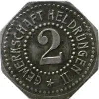 2 Pfennig - Heldrungen Gewerkschaft Heldrungen II