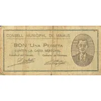 1 Peseta Maials