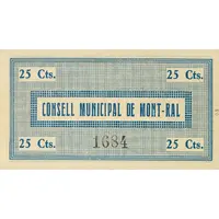 25 Céntimos Mont-ral
