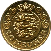 20 Kroner - Margrethe II 5th portrait