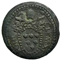 1 Quattrino - Clement X Jubilee, closed door