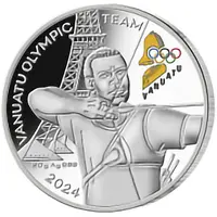 20 Vatu Vanuatu Olympic Team, Archery