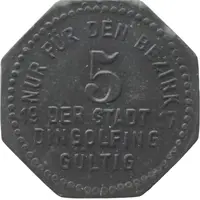 5 Pfennig - Dingolfing