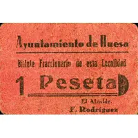 1 Peseta Huesa
