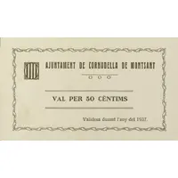 50 Céntimos Cornudella de Montsant