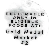1 Cent - Food Stamp Gold Medal Market #2